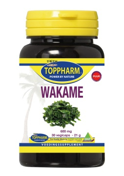30 Kapseln Toppharm Wakame 600 mg Puur