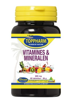 60 tabletten Toppharm Vitamines & Mineralen