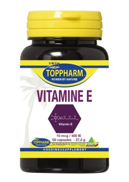 50 capsules Toppharm Vitamine E 10 mcg 400 IE