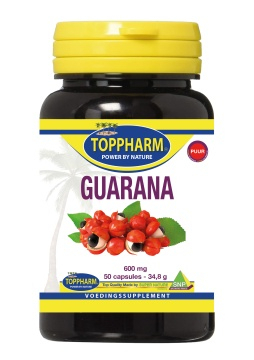 50 Kapseln Toppharm Guarana 600 mg puur