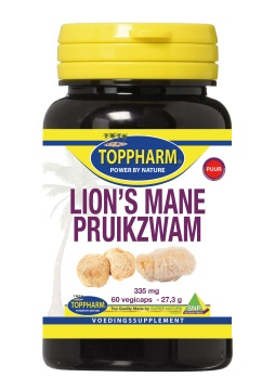 60 Kapseln Toppharm Lion's Mane Pruikzwam 335 mg Puur