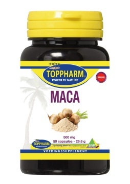50 capsules Toppharm Maca 500 mg Puur
