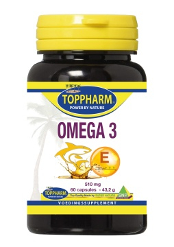 60 Kapseln Toppharm Omega 3 510 mg