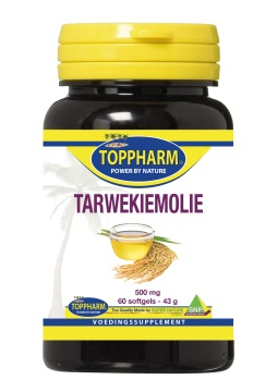 60 Softgels Toppharm Tarwekiemolie 500 mg