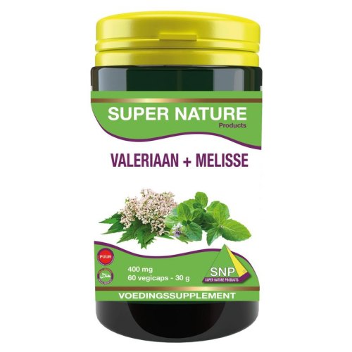 60 capsules SNP Valeriaan + Melisse 400 mg PUUR
