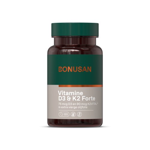 120 softgels Bonusan Vitamine D3 & K2 Forte