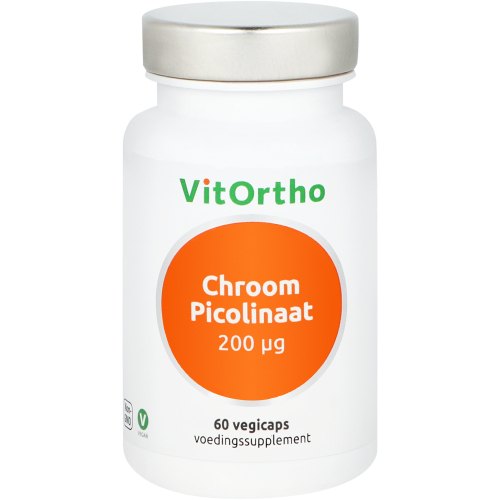 60 Vegicaps VitOrtho Chroom Picolinaat 200 mcg