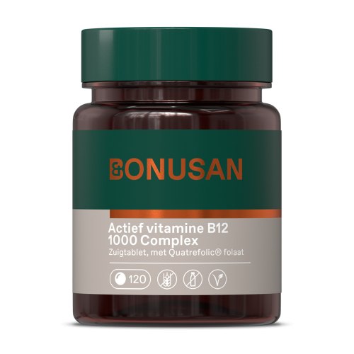 Bonusan Actief Vitamine B12 1000 mcg  120 lozenges