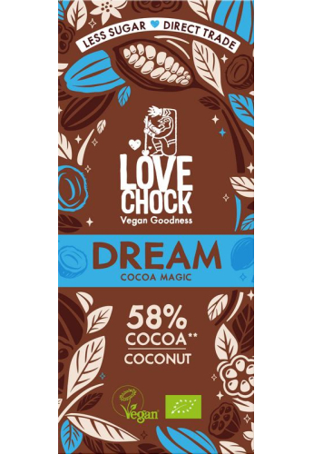 70 gram Lovechock Dream Coconut Biologisch