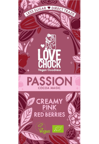 70 gram Lovechock Passion Pink Berry Biologisch