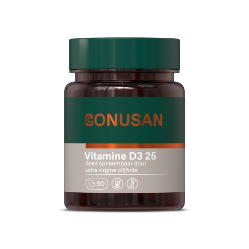 90 softgels Bonusan Vitamine D3 25 mcg 1000 IE