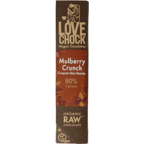 40 gram Lovechock Mulberry Crunch Biologisch