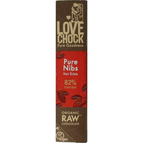 40 gram Lovechock Pure Nibs Biologisch