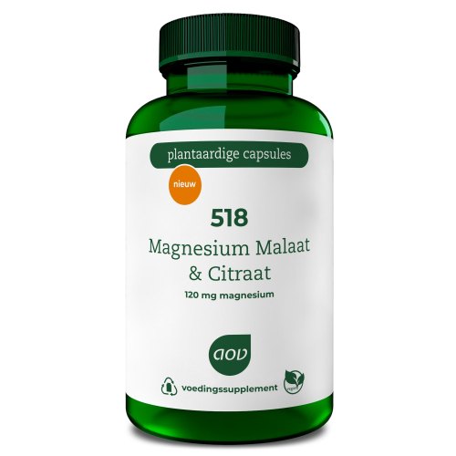 90 vegacaps AOV 518 Magnesium Malaat & Citraat