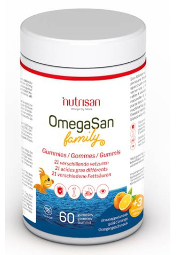 60 gummies Nutrisan OmegaSan Family