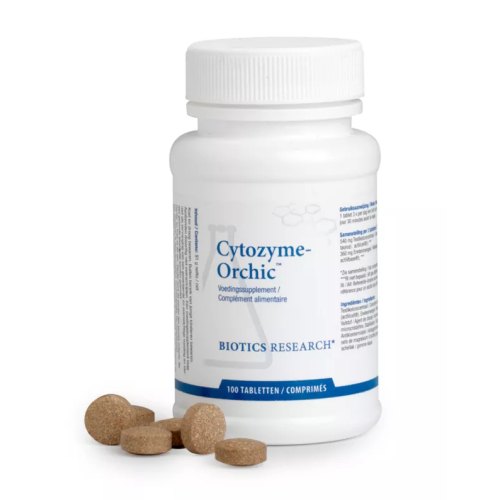 100 tabletten Biotics Cytozyme-Orchic