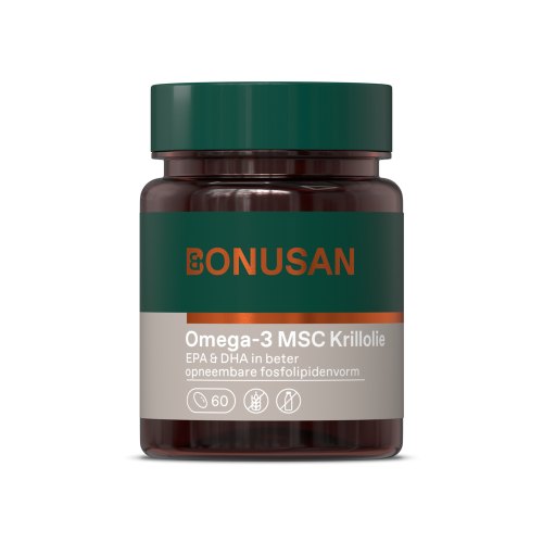 60 Softgels Bonusan Omega-3 MSC Krillolie