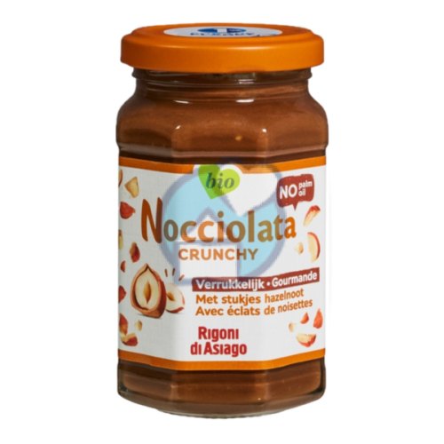  Rigoni di Asiago Nocciolata Hazelnootpasta Crunchy Biologisch