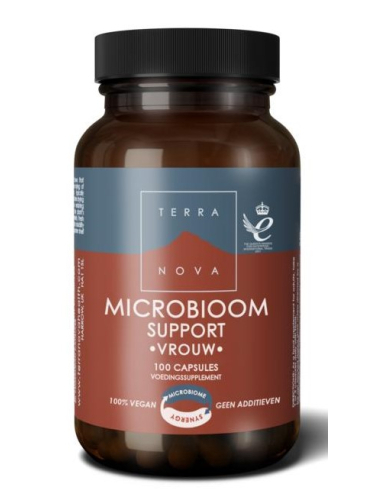 100 capsules Terranova Microbioom Support Vrouw