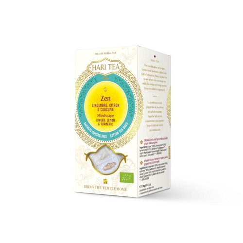 10 builtjes Hari Tea Mindscape Ginger Lemon & Turmeric Biologisch