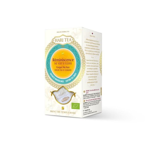 10 builtjes Hari Tea Forget Me Not Green Tea & Flowers Biologisch