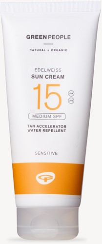 200 ml Green People Edelweiss Sun Cream SPF15