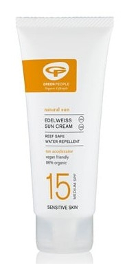 100 Ml Green People Edelweiss Sun Cream SPF 15