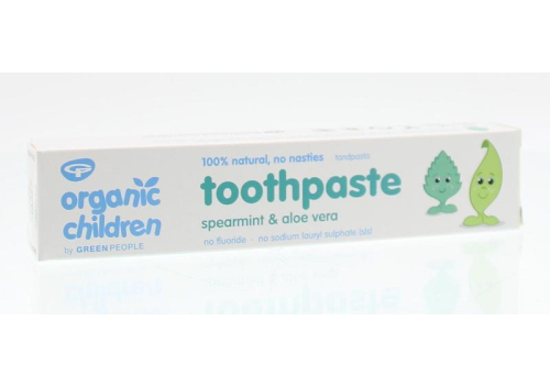 50 ml Green People Organic Children Spearmint & Aloë Vera Toothpaste