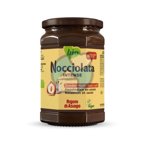 Rigoni di Asiago Nocciolata Cacao en Hazelnootpasta Zonder Melk Biologisch