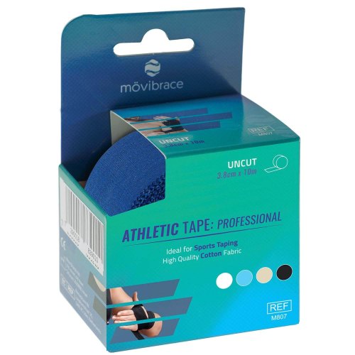 Mövibrace Sport Zelfklevend Tape Blauw Professional 3,8 cm x 10 m 1 package
