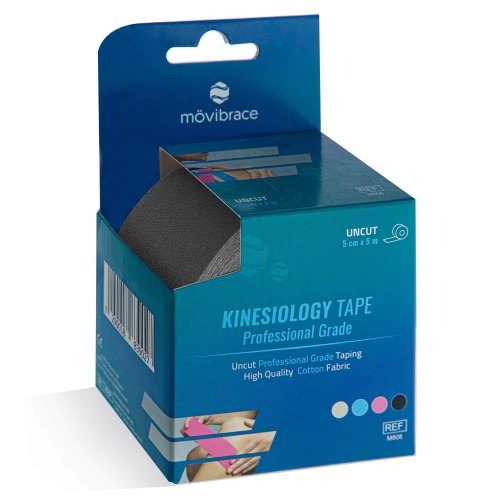 Mövibrace Kinesio Tape Zwart Professional 5 cm x 5 m 1 package