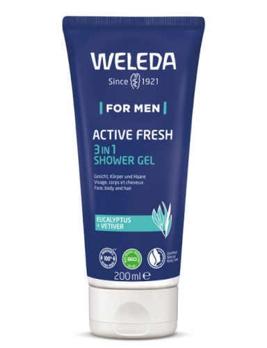 200 ml Weleda Men Active Fresh 3 in 1 Shower Gel