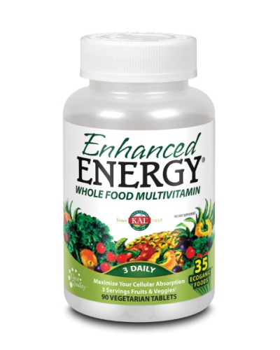 90 kauwtabletten KAL Enhanced Energy Whole Food Multivitamin
