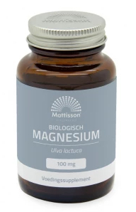 60 capsules Mattisson Magnesium 100 mg Biologisch