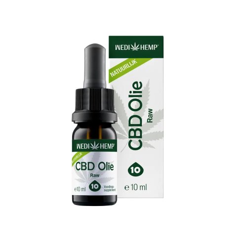 Wedihemp CBD Olie Raw 10% Natuurlijk