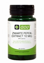 AOV Zwarte Peper Extract 10mg 60 Kapseln