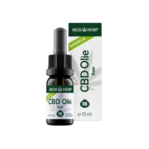 Wedihemp CBD Olie Raw 18% Natuurlijk