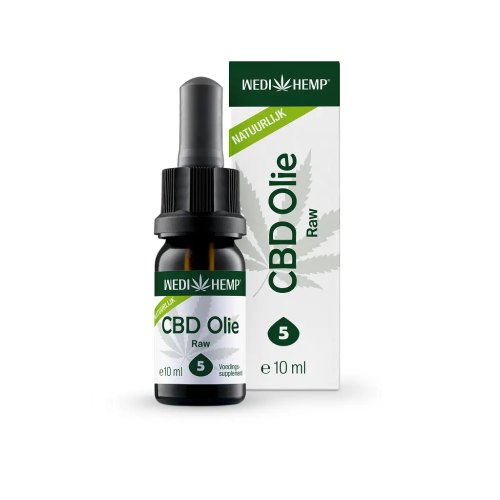 Wedihemp CBD Olie Raw 5% Natuurlijk