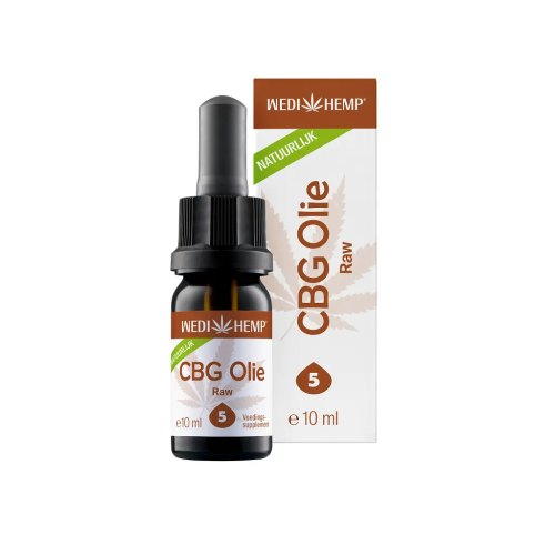 Wedihemp CBG Olie Raw 5% Natuurlijk