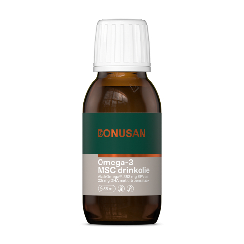 58 ml tinctuur Bonusan Omega-3 MSC Drinkolie