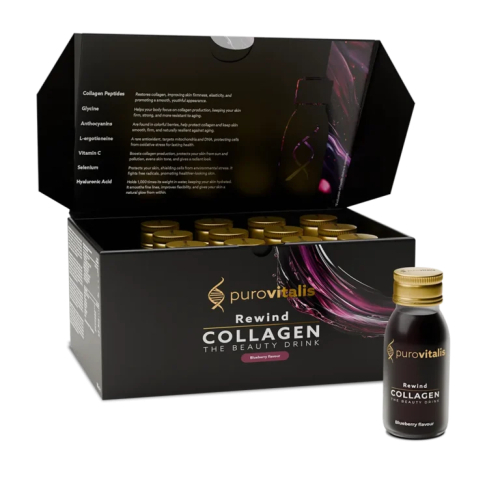 15 stuks Purovitalis Rewind Collagen Drink
