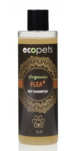 1000 ml Ecopets Organic Pet Shampoo Flea+ (Vlooi)
