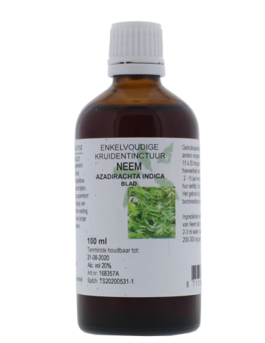 100 Ml De Cruydhof Natura Sanat Azadirachta Indica - Neem Blad Tinctuur