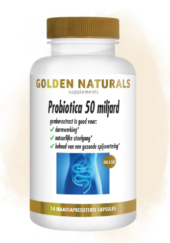 probiotica-50-miljard-golden-naturals-14-capsules