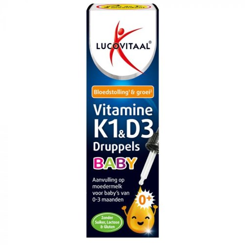 Lucovitaal Vitamine K1 & D3 Druppels Baby 14,5 Ml