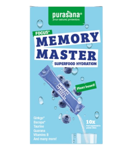 Purasana Hydratation Superfoods Memory Master 10 x 4,5 gram