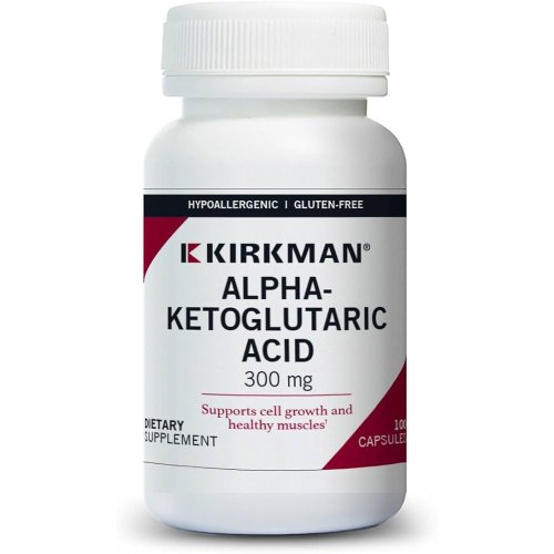 100 capsules Kirkman Alpha-Ketoglutaric Acid 300 mg Hypoallergenic