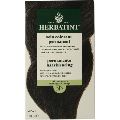 170 ml Herbatint Haarkleuring 3N Donker Kastanje