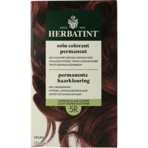 170 ml Herbatint Haarkleuring 5R Licht Koper Kastanje