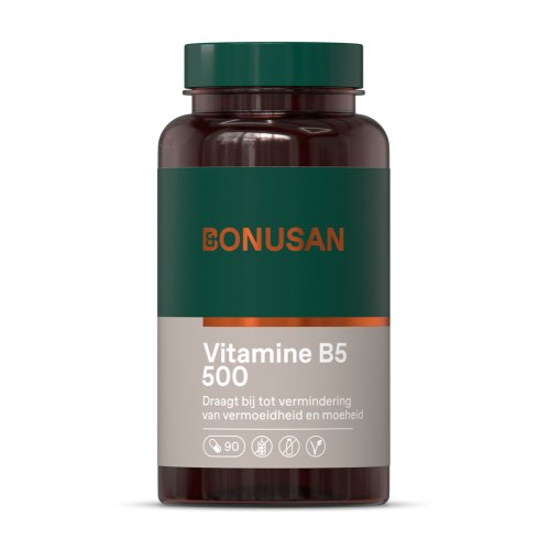 90 Kapseln Bonusan Vitamine B5 Pantotheenzuur 500 mg